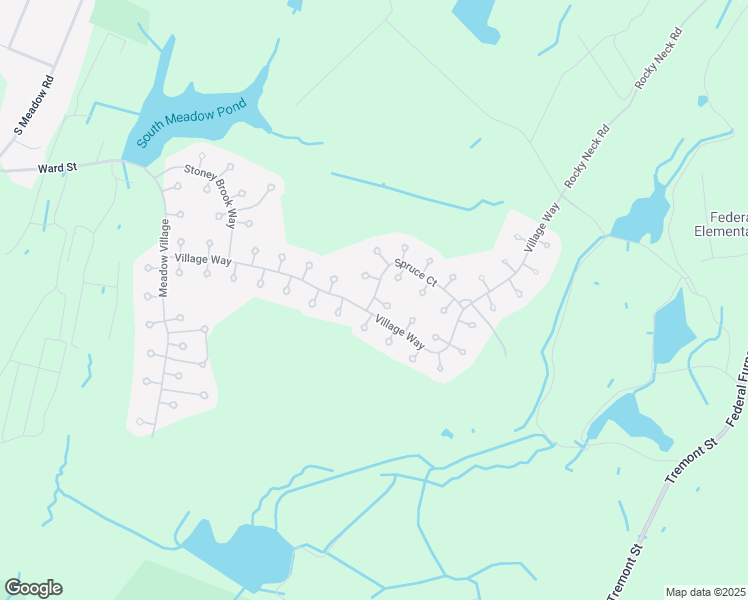 map of restaurants, bars, coffee shops, grocery stores, and more near 36-10 Spruce Court in Carver