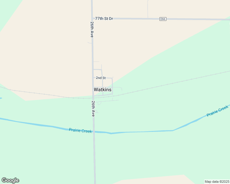 map of restaurants, bars, coffee shops, grocery stores, and more near 102 Liberty Street in Watkins