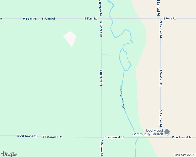 map of restaurants, bars, coffee shops, grocery stores, and more near 148 South Behnke Road in Coldwater