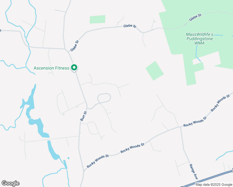 map of restaurants, bars, coffee shops, grocery stores, and more near 175 Caroline Drive in Taunton