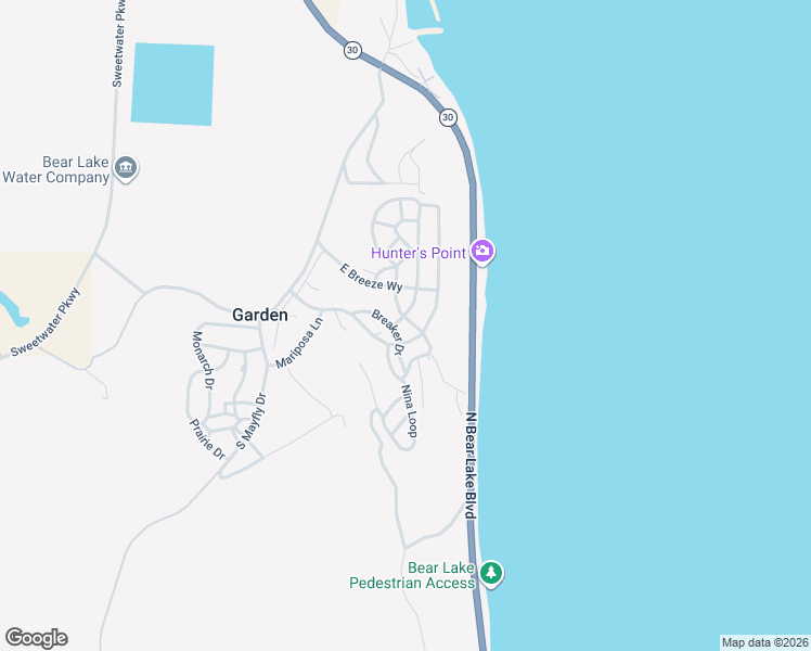 map of restaurants, bars, coffee shops, grocery stores, and more near 3075 Spoke Way in Garden City