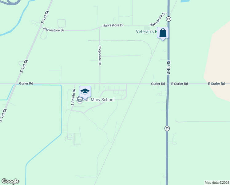 map of restaurants, bars, coffee shops, grocery stores, and more near 280 Bent Grass Circle in DeKalb