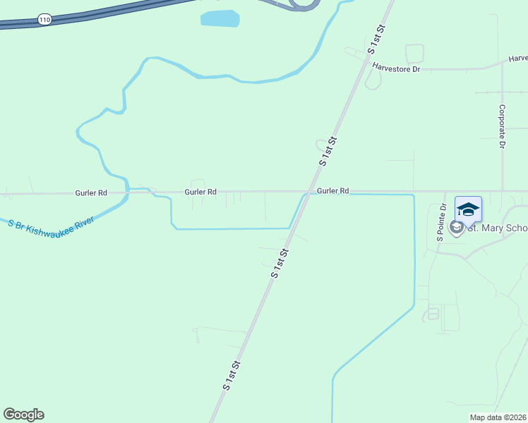 map of restaurants, bars, coffee shops, grocery stores, and more near 8750 Gurler Road in DeKalb
