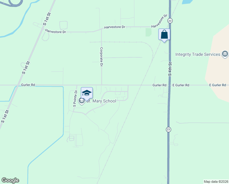 map of restaurants, bars, coffee shops, grocery stores, and more near 280 Bent Grass Circle in DeKalb