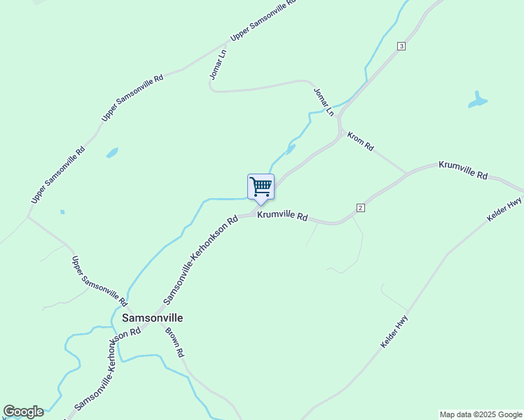 map of restaurants, bars, coffee shops, grocery stores, and more near 1739 County Route 2 in Olivebridge