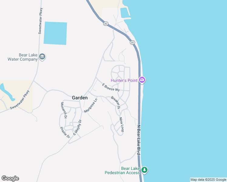 map of restaurants, bars, coffee shops, grocery stores, and more near 963 East Breeze Way in Garden City