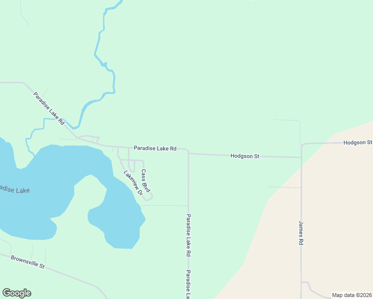 map of restaurants, bars, coffee shops, grocery stores, and more near 17398 Paradise Lake Road in Vandalia