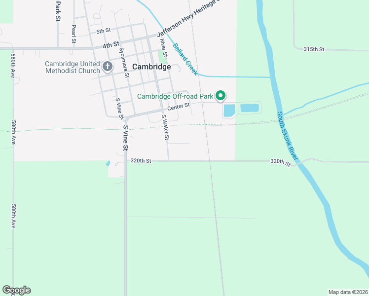 map of restaurants, bars, coffee shops, grocery stores, and more near 416 South Water Street in Cambridge