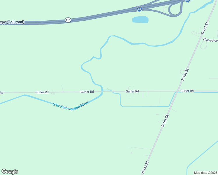 map of restaurants, bars, coffee shops, grocery stores, and more near 8375 Gurler Road in DeKalb