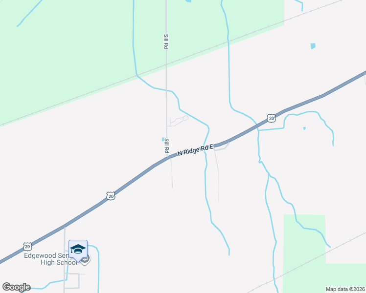 map of restaurants, bars, coffee shops, grocery stores, and more near 5247 North Ridge Road East in Ashtabula