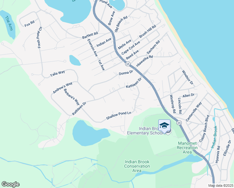 map of restaurants, bars, coffee shops, grocery stores, and more near 52 Kathleen Drive in Plymouth