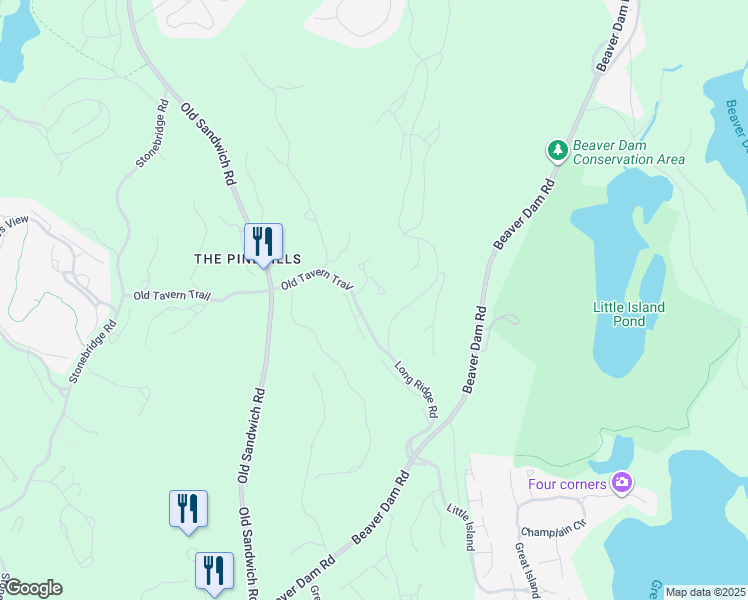 map of restaurants, bars, coffee shops, grocery stores, and more near 6 Hickorywood in Plymouth