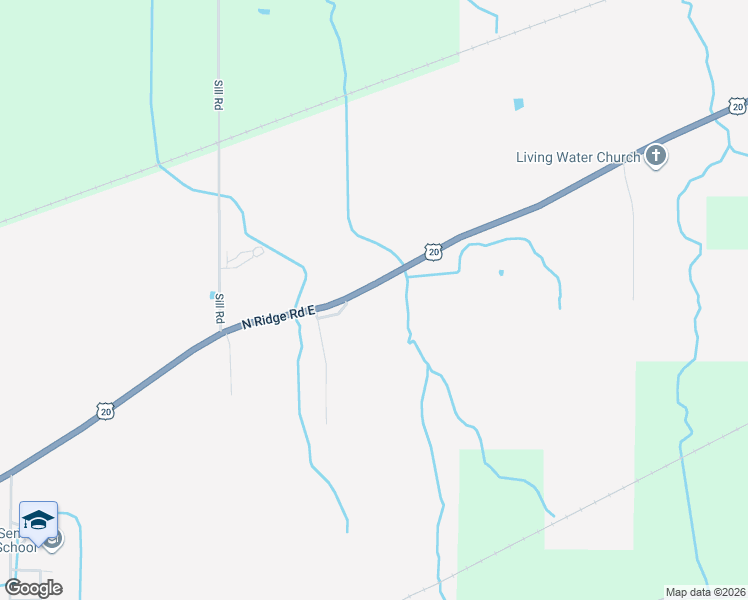 map of restaurants, bars, coffee shops, grocery stores, and more near 5518 North Ridge Road East in Ashtabula