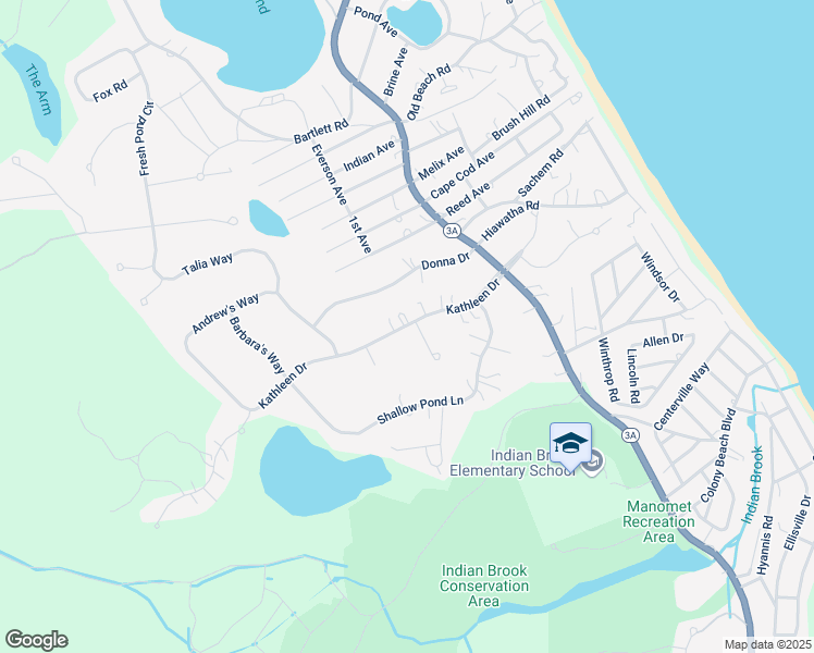 map of restaurants, bars, coffee shops, grocery stores, and more near 52 Kathleen Drive in Plymouth