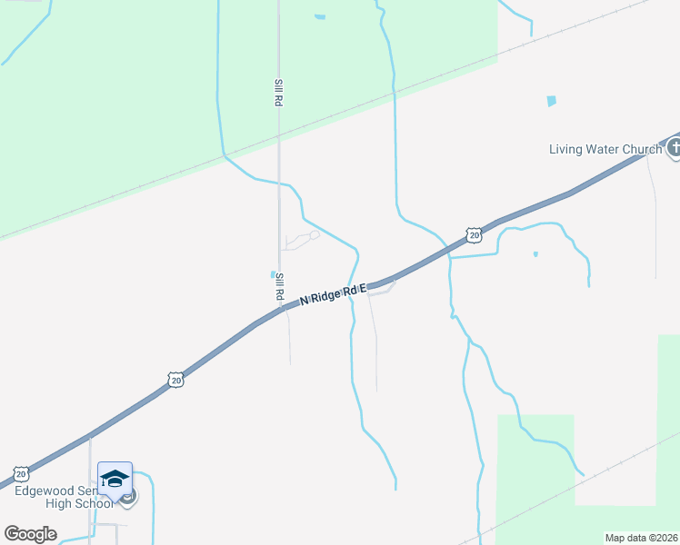 map of restaurants, bars, coffee shops, grocery stores, and more near 5247 North Ridge Road East in Ashtabula