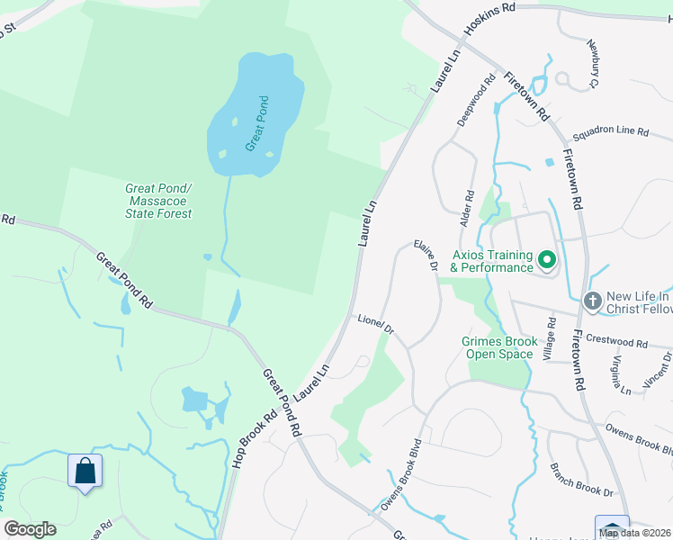 map of restaurants, bars, coffee shops, grocery stores, and more near 47 Laurel Lane in Simsbury
