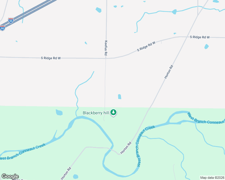 map of restaurants, bars, coffee shops, grocery stores, and more near 834 Keefus Road in Conneaut