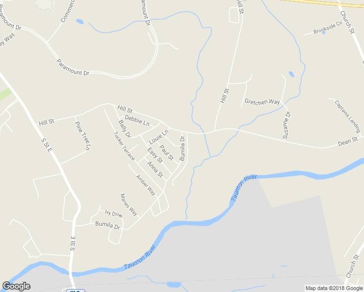 map of restaurants, bars, coffee shops, grocery stores, and more near 98 Peter Street in Raynham