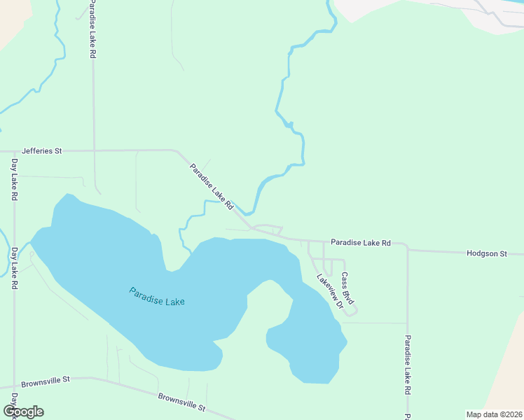 map of restaurants, bars, coffee shops, grocery stores, and more near 17398 Paradise Lake Road in Vandalia