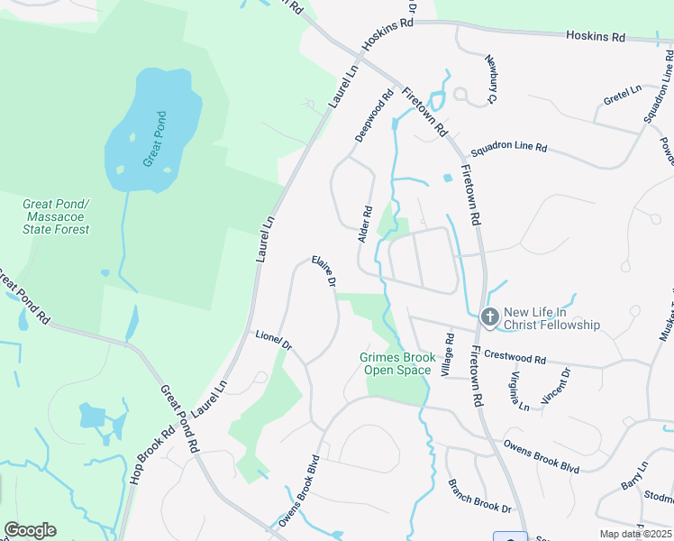 map of restaurants, bars, coffee shops, grocery stores, and more near 20 Elaine Drive in Simsbury