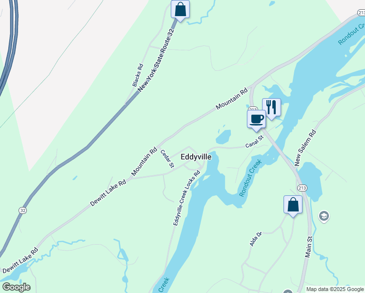 map of restaurants, bars, coffee shops, grocery stores, and more near in Eddyville