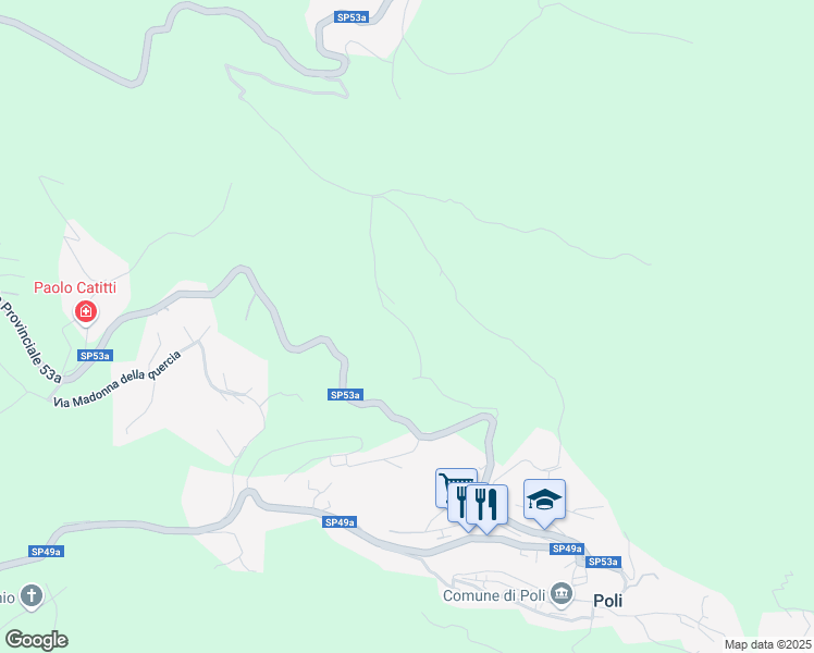 map of restaurants, bars, coffee shops, grocery stores, and more near in Metropolitan City of Rome Capital