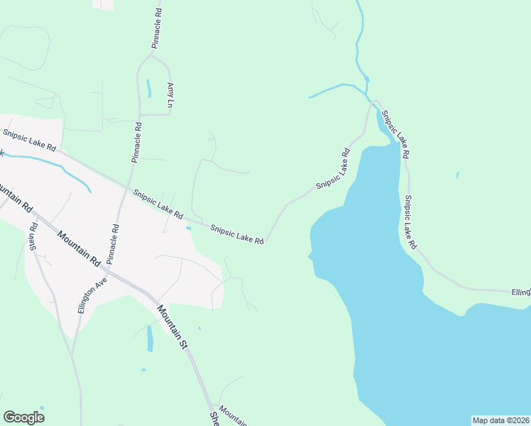 map of restaurants, bars, coffee shops, grocery stores, and more near 53 Snipsic Lake Road in Ellington