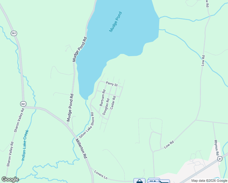 map of restaurants, bars, coffee shops, grocery stores, and more near 32 Highland Road in Sharon