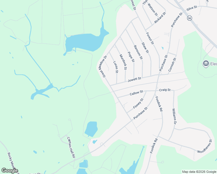 map of restaurants, bars, coffee shops, grocery stores, and more near 20 Great Meadow Drive in Carver