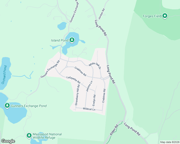 map of restaurants, bars, coffee shops, grocery stores, and more near 33 White Oak Drive in Plymouth