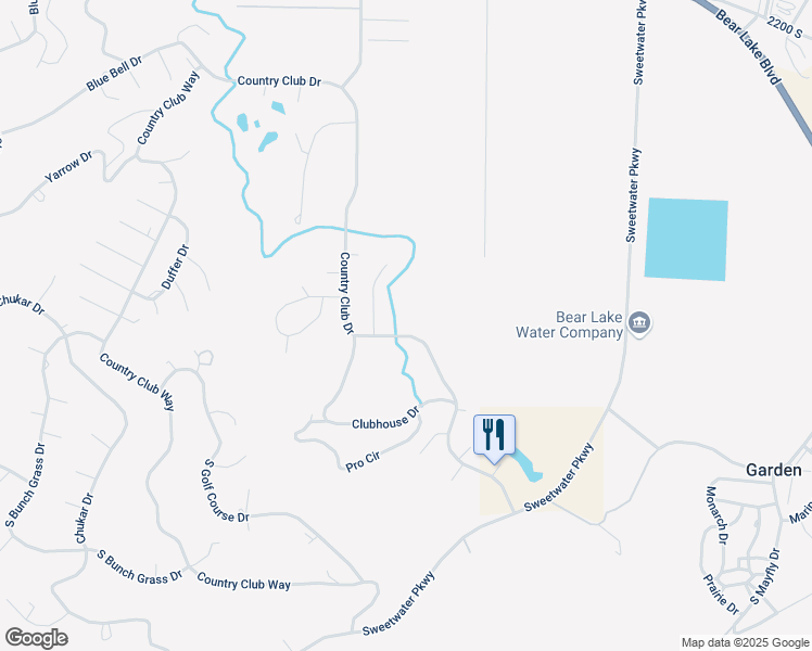map of restaurants, bars, coffee shops, grocery stores, and more near 2756 Country Club Drive in Garden City