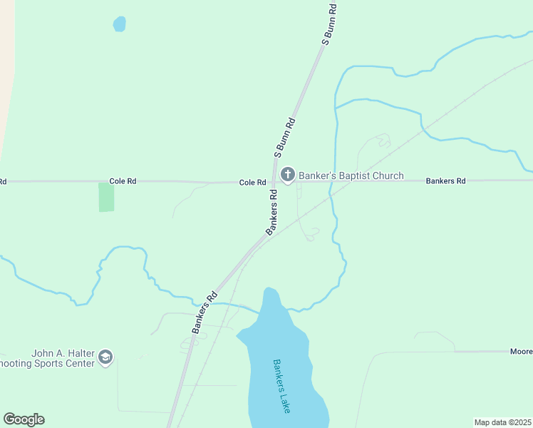 map of restaurants, bars, coffee shops, grocery stores, and more near 4076 Bankers Road in Hillsdale