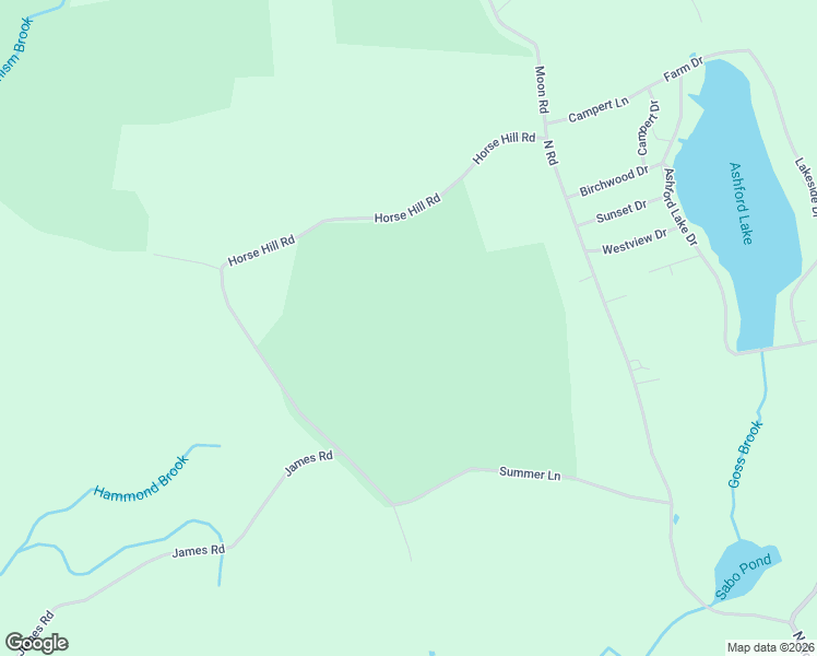 map of restaurants, bars, coffee shops, grocery stores, and more near 1 Horse Hill Road in Ashford