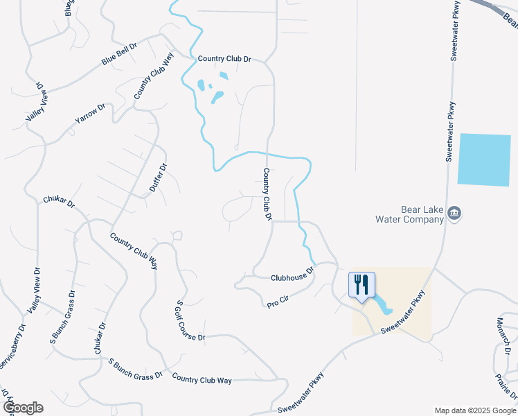 map of restaurants, bars, coffee shops, grocery stores, and more near 2743 Country Club Drive in Garden City