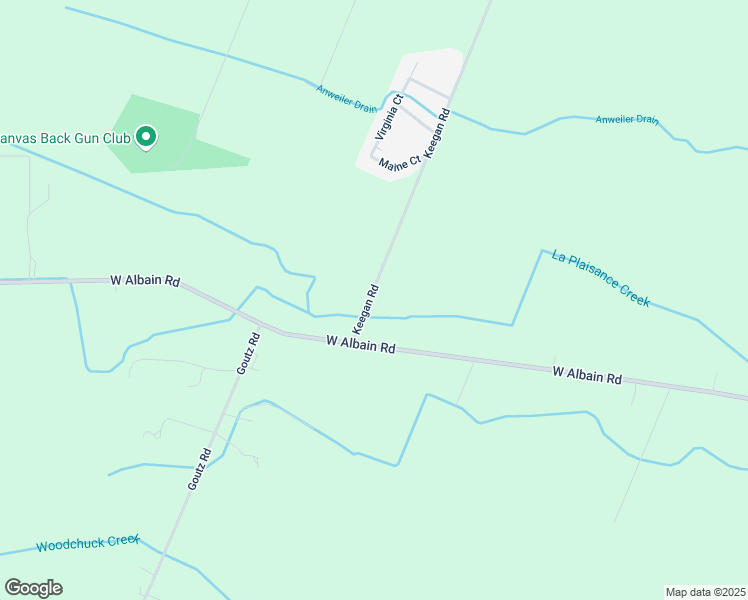 map of restaurants, bars, coffee shops, grocery stores, and more near 15456 Keegan Road in Monroe