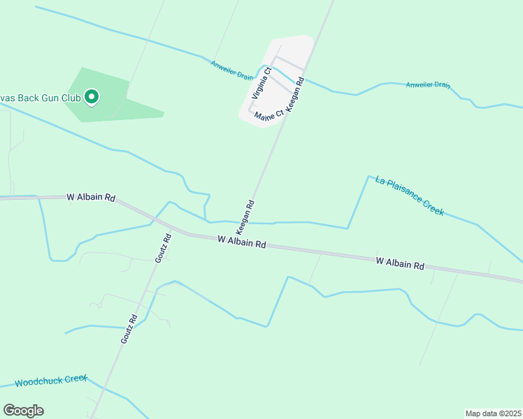 map of restaurants, bars, coffee shops, grocery stores, and more near 15456 Keegan Road in Monroe