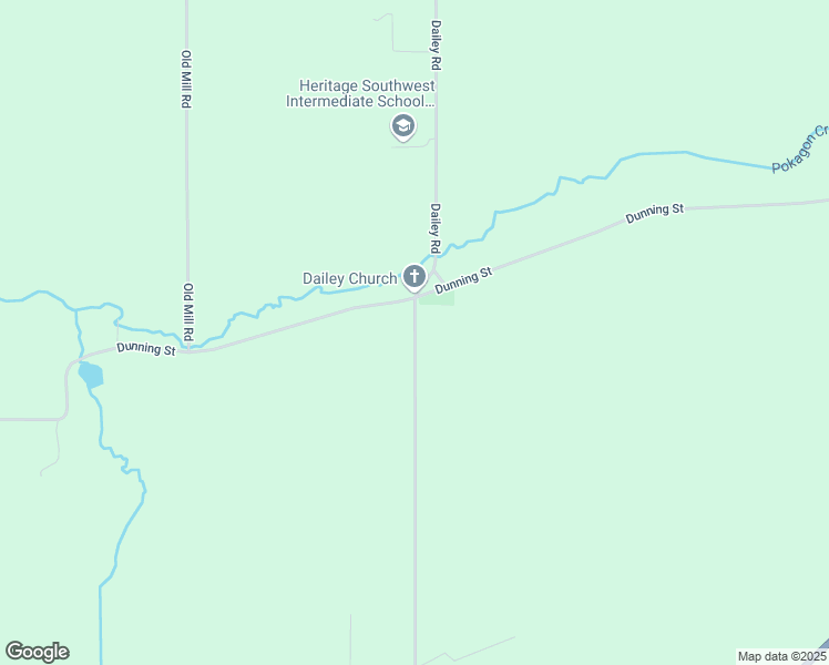 map of restaurants, bars, coffee shops, grocery stores, and more near 61662 Dailey Road in Cassopolis