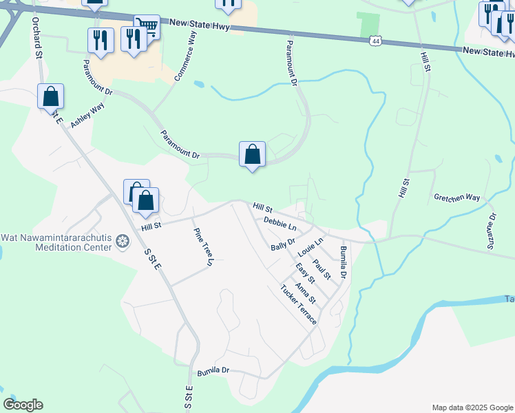 Hill Street, Raynham MA Walk Score