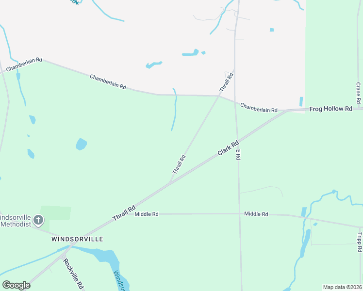 map of restaurants, bars, coffee shops, grocery stores, and more near 71 Thrall Road in East Windsor