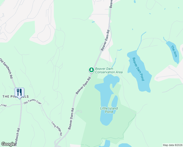 map of restaurants, bars, coffee shops, grocery stores, and more near 219 Beaver Dam Road in Plymouth