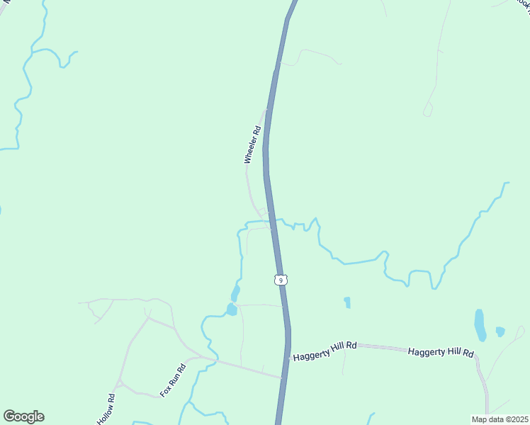 map of restaurants, bars, coffee shops, grocery stores, and more near 14 Wheeler Road in Rhinebeck