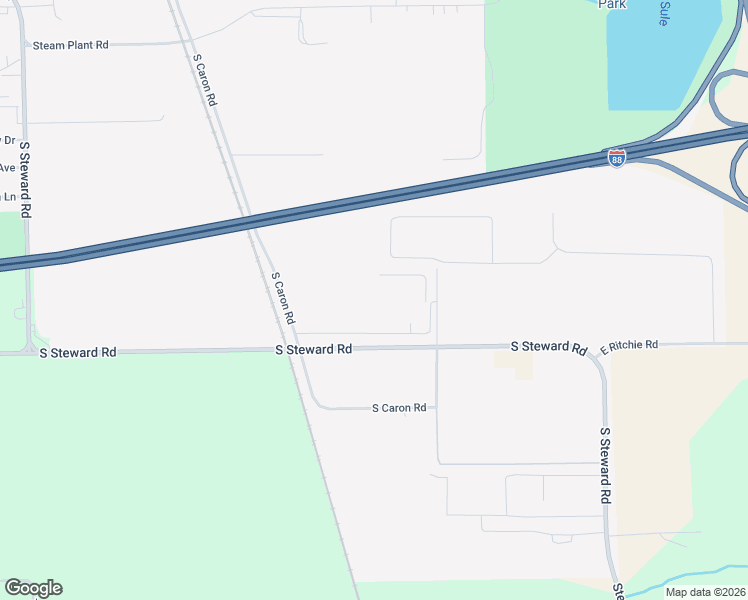 map of restaurants, bars, coffee shops, grocery stores, and more near 501 South Steward Road in Rochelle