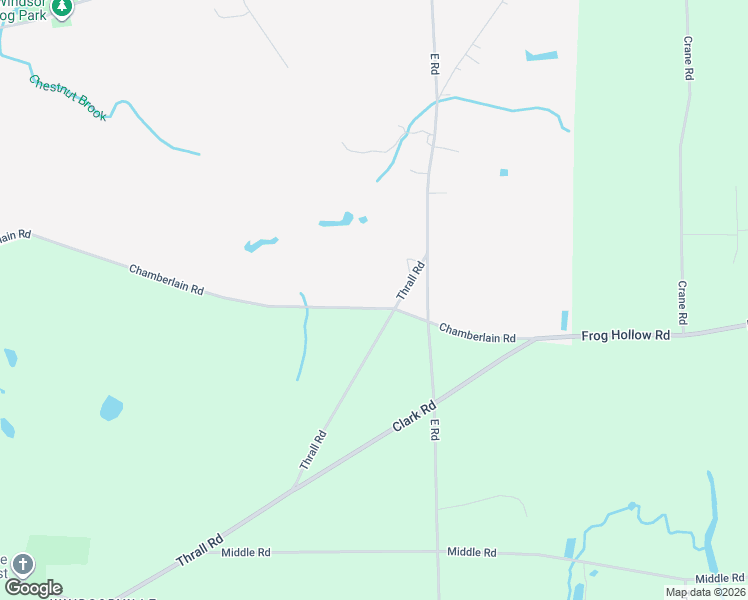 map of restaurants, bars, coffee shops, grocery stores, and more near 109 Thrall Road in East Windsor