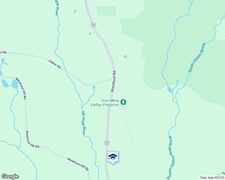 map of restaurants, bars, coffee shops, grocery stores, and more near 552 Westford Road in Ashford