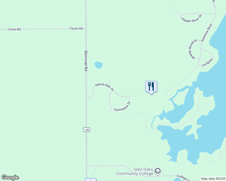 map of restaurants, bars, coffee shops, grocery stores, and more near 61721 Stonegate Drive in Centreville