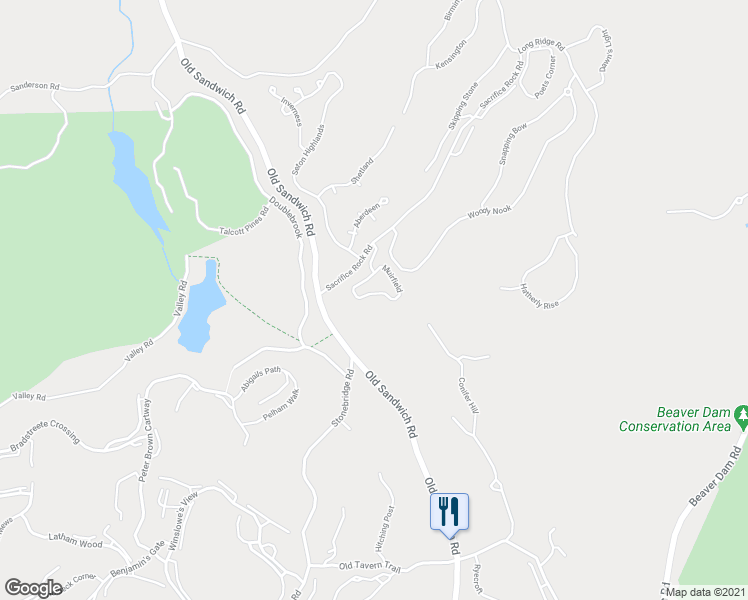 map of restaurants, bars, coffee shops, grocery stores, and more near 19 Muirfield in Plymouth