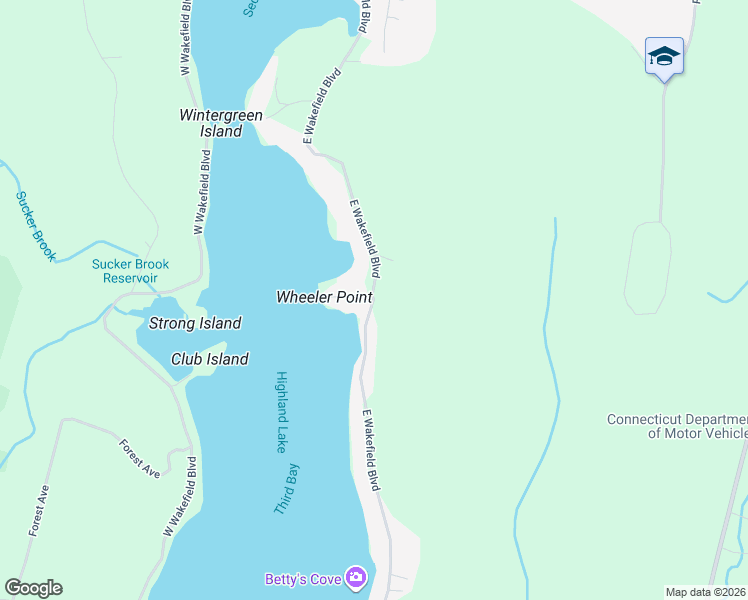 map of restaurants, bars, coffee shops, grocery stores, and more near East Wakefield Boulevard in Winchester