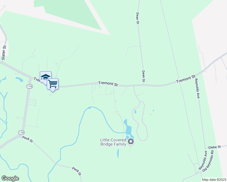 map of restaurants, bars, coffee shops, grocery stores, and more near 2 Stagecoach Road in Rehoboth
