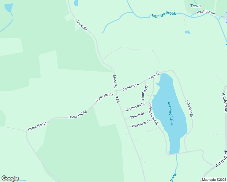 map of restaurants, bars, coffee shops, grocery stores, and more near 483 North Road in Ashford