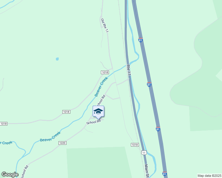 map of restaurants, bars, coffee shops, grocery stores, and more near 5258 School Road in New Milford